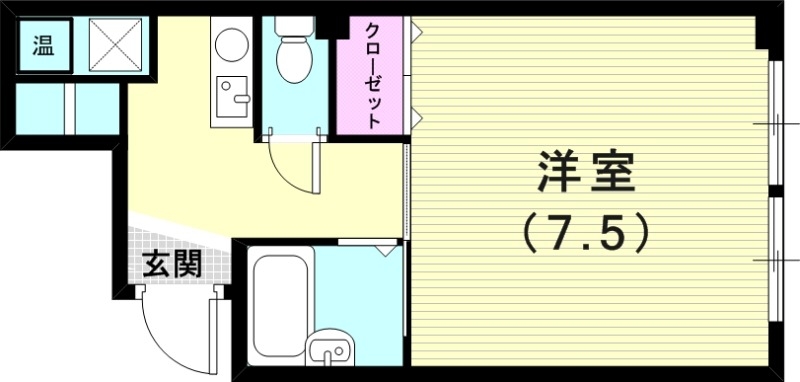 広いお部屋ですね。