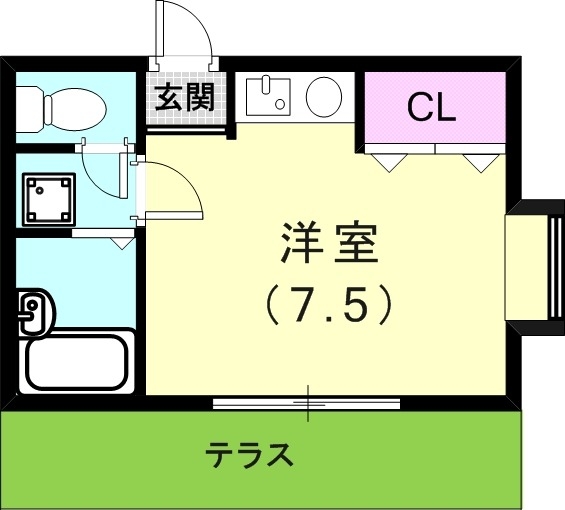 1階の間取り図