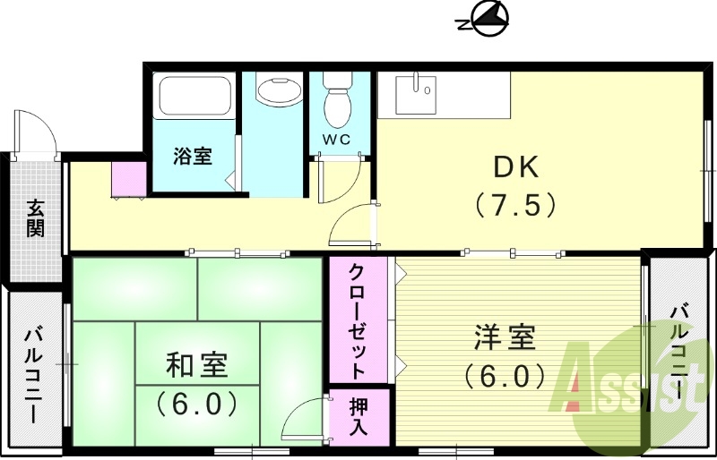 3階の間取り図