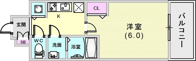 使いやすい間取りです。