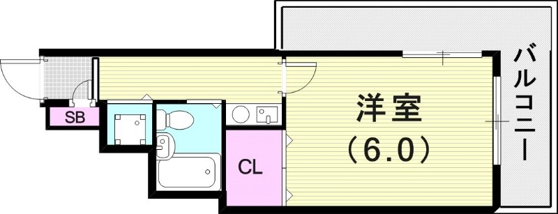 2階の間取り図