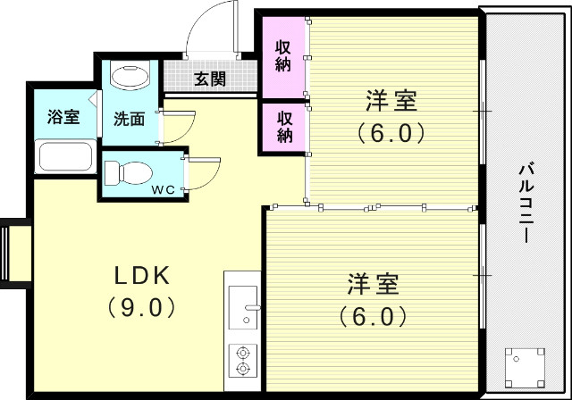 3階の間取り図