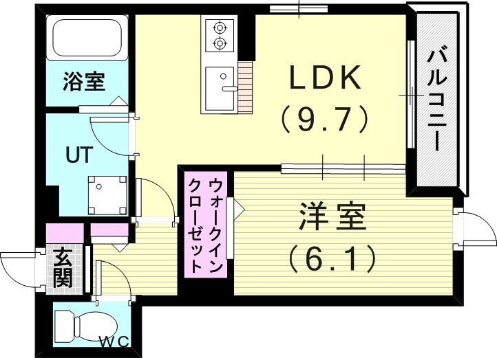 2階の間取り図