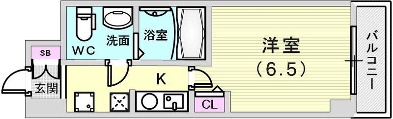 9階の間取り図