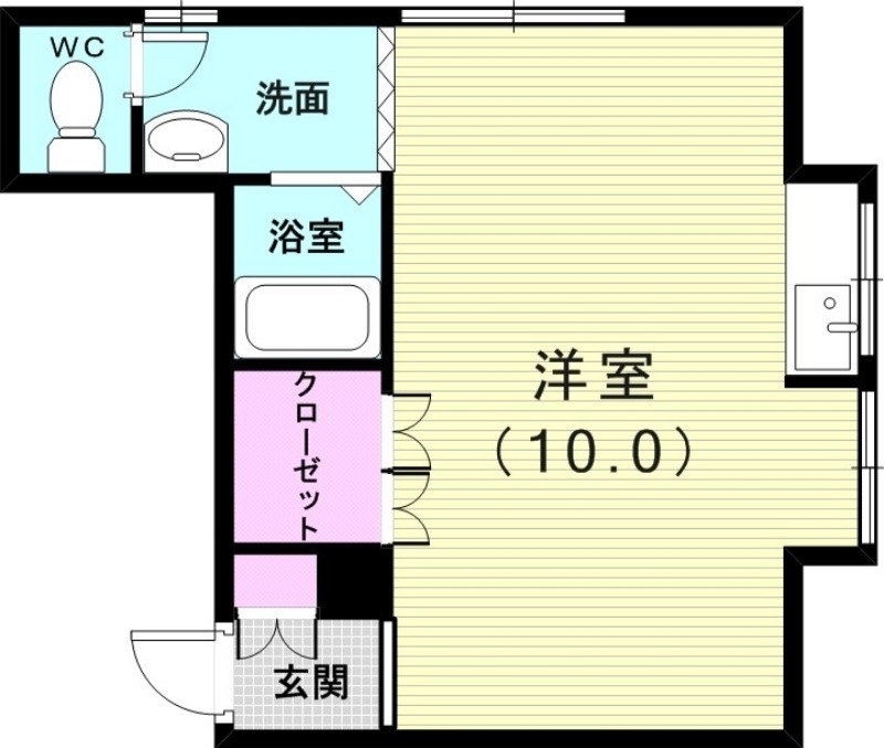 2階の間取り図