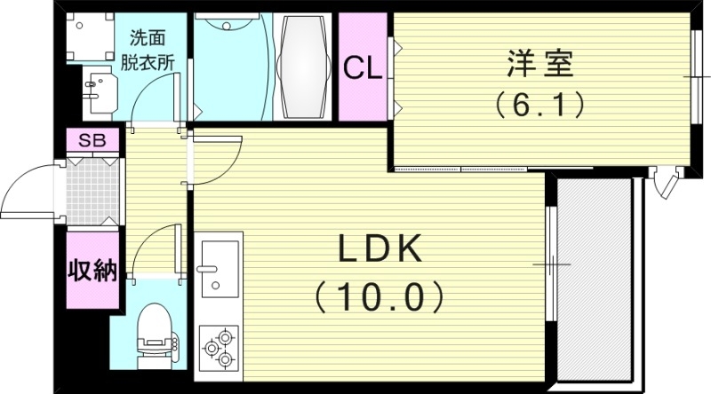 3階の間取り図
