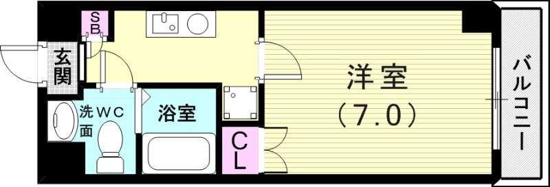 5階の間取り図