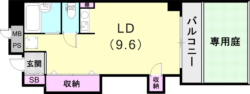 1R（25.26㎡）エアコン・カメラ付インターホン
