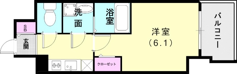 8階の間取り図