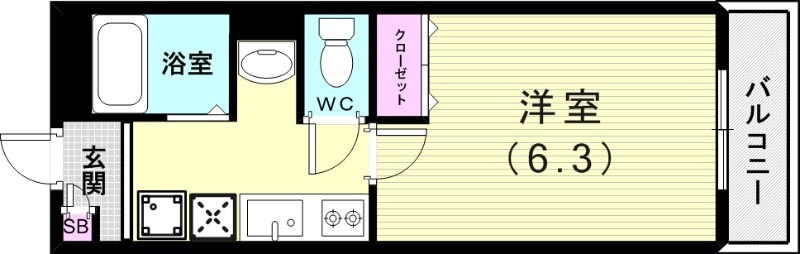 1階の間取り図