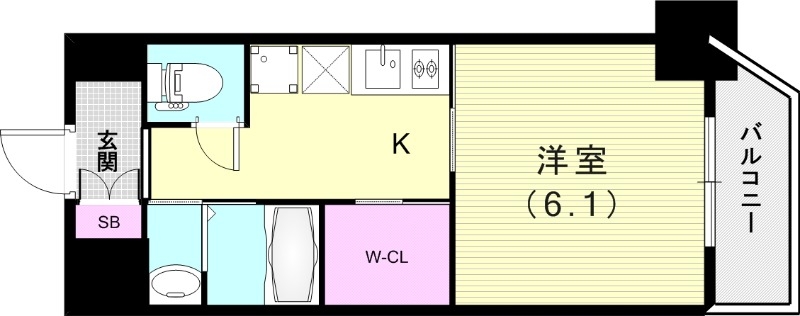 1階の間取り図