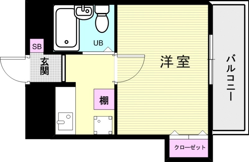 4階の間取り図