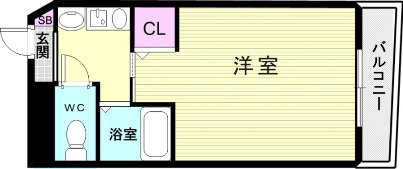 2階の間取り図
