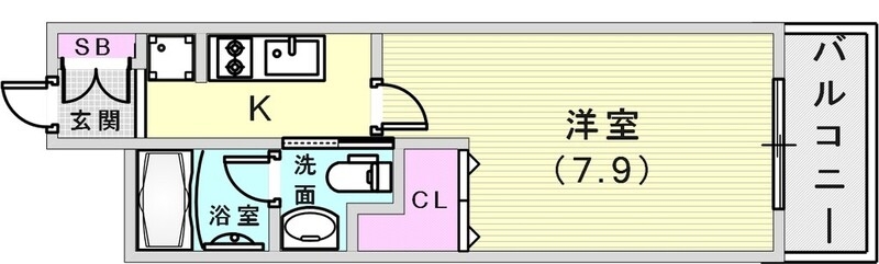 9階の間取り図