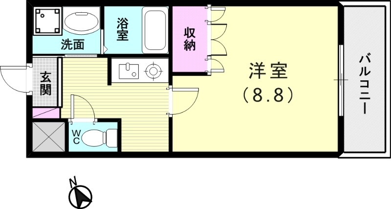 1階の間取り図