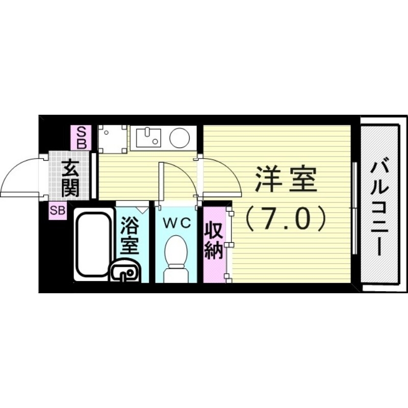 1階の間取り図