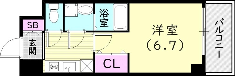 3階の間取り図
