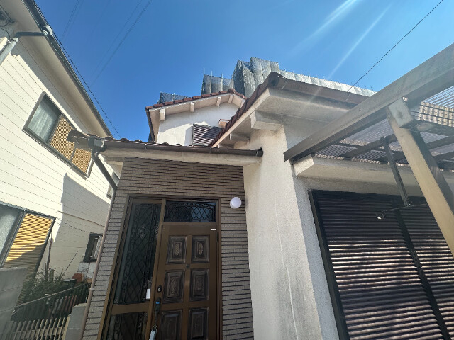山田町小部南山貸家の外観