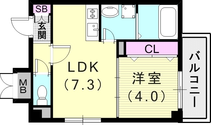 1LDK（30.07平米）エアコン・TVモニターホン