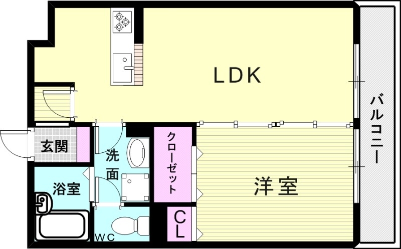 1階の間取り図
