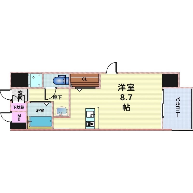 5階の間取り図
