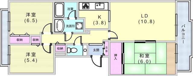 3LKD（76.05平米）システムキッチン・独立洗面台・収納
