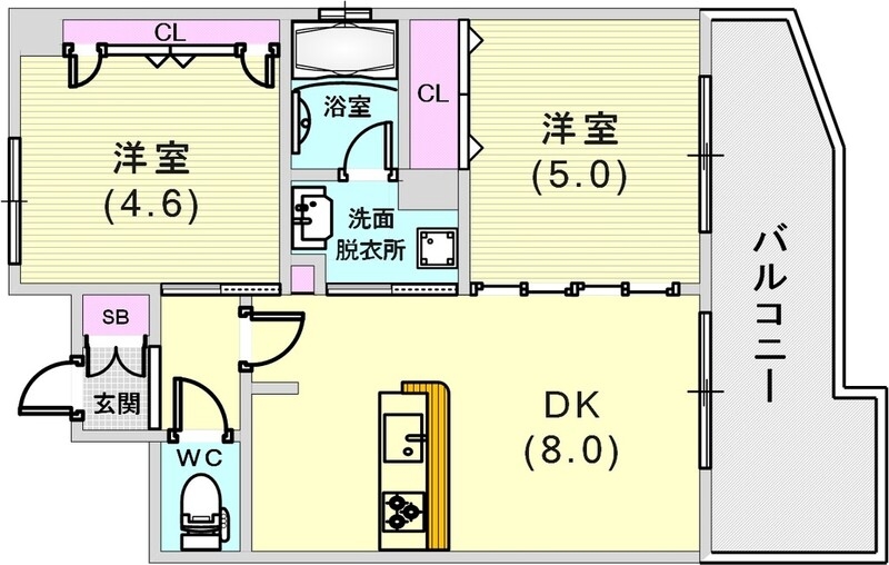 3階の間取り図