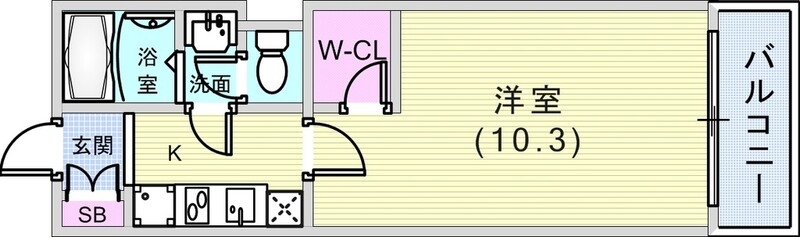 1k(30.08平米)オール電化・モニターフォン