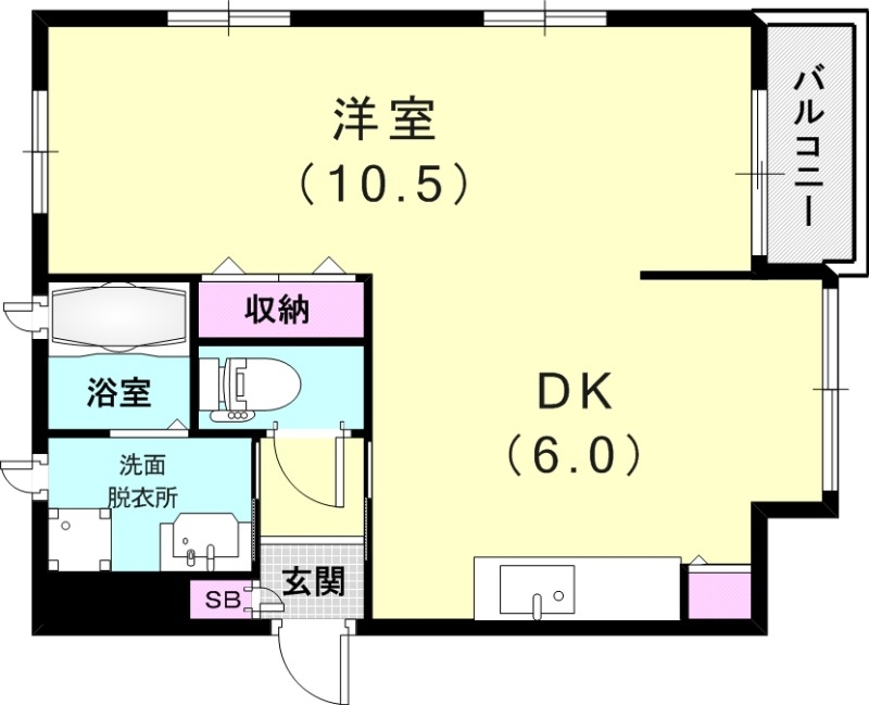 2階の間取り図