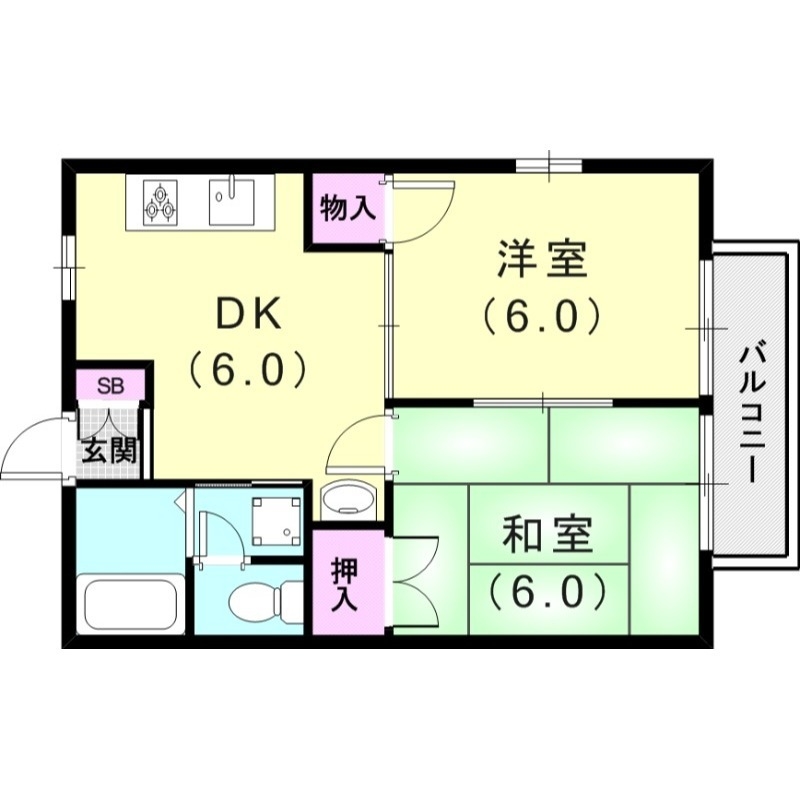 2階の間取り図