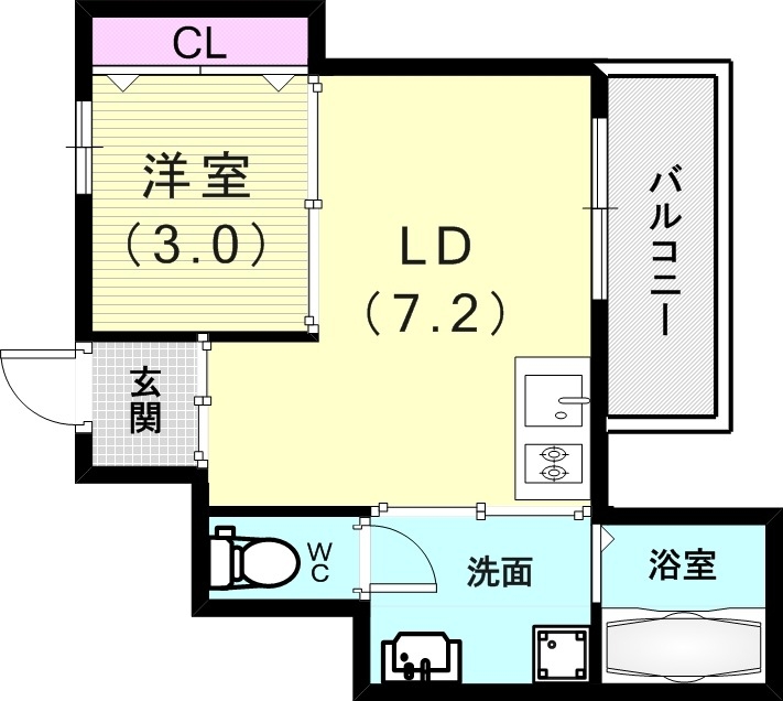 3階の間取り図