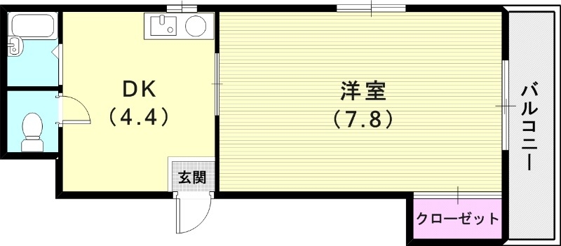 2階の間取り図