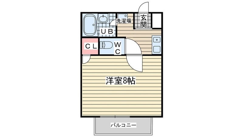 2階の間取り図