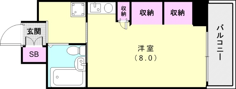 4階の間取り図