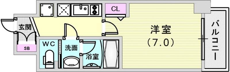 8階の間取り図