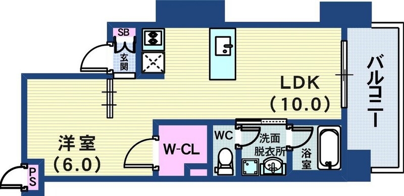 2階の間取り図