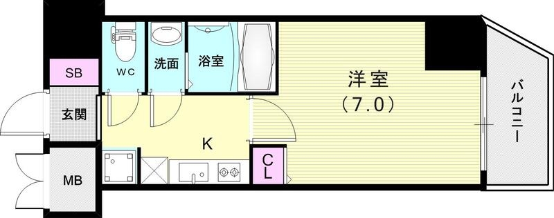 2階の間取り図