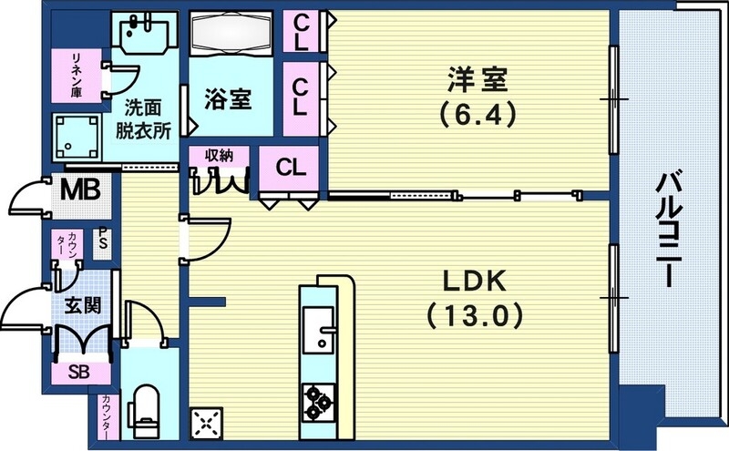 15階の間取り図