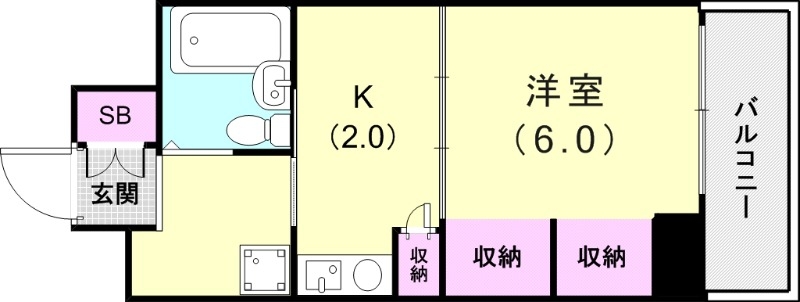 5階の間取り図