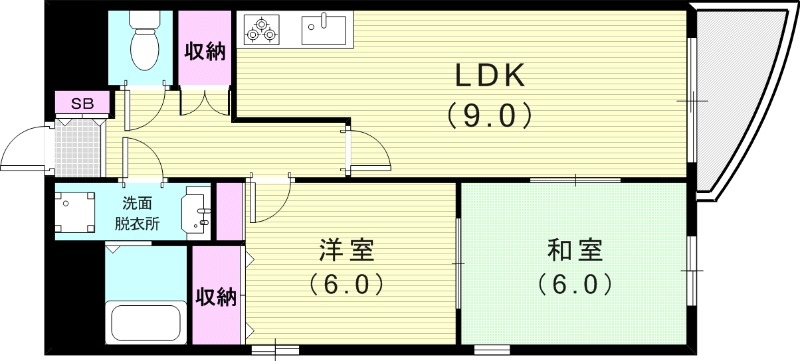 3階の間取り図