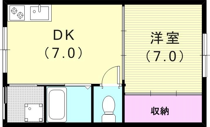 -階の間取り図