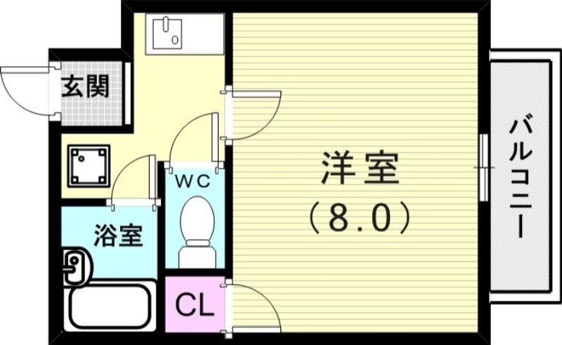 2階の間取り図