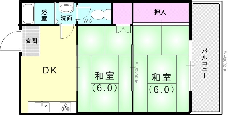 3階の間取り図