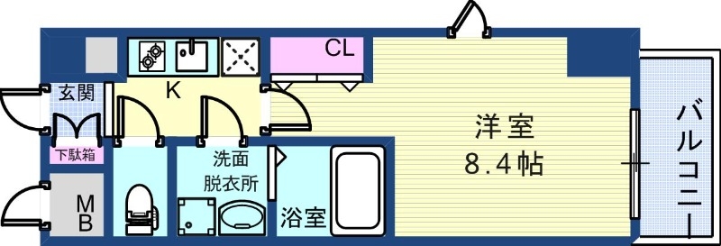 6階の間取り図