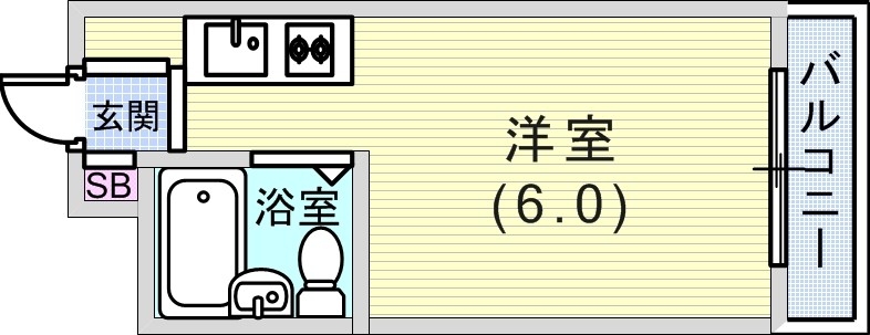 １Ｒ（１８平米）エアコン・インターネット使用料無料