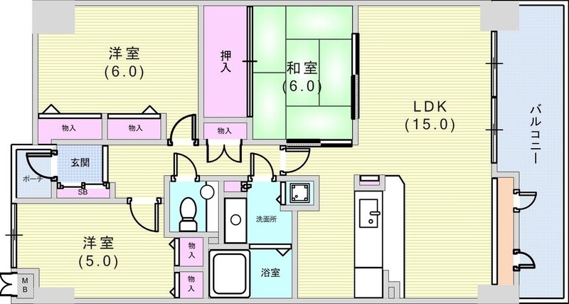 カウンターは奥様に大人気