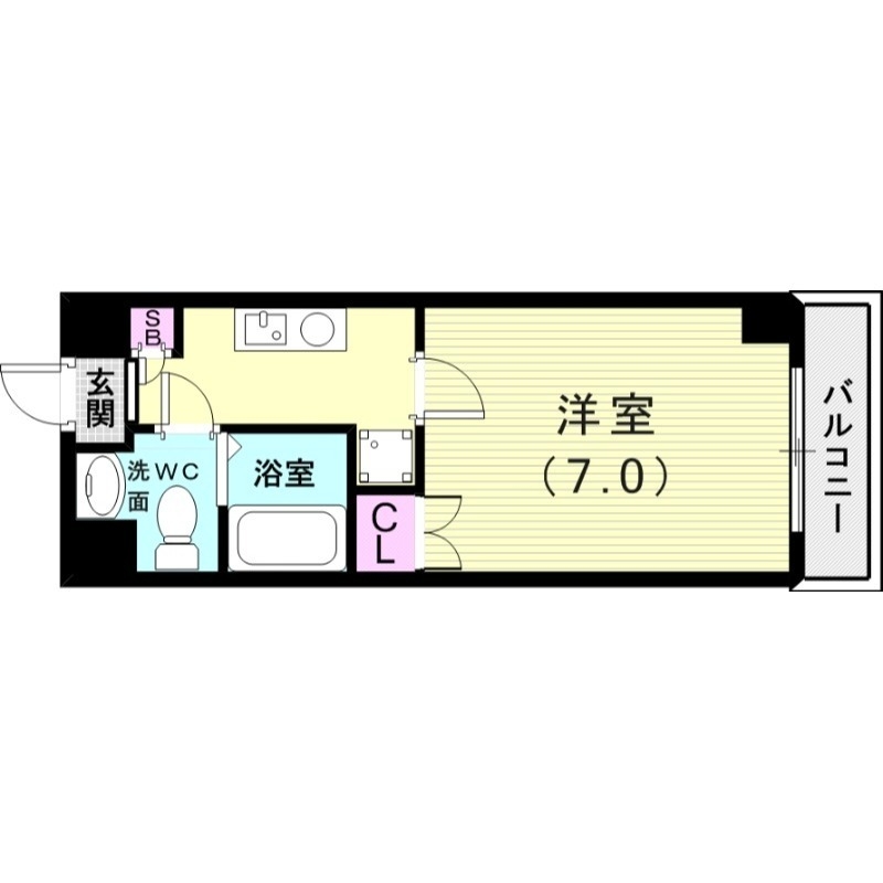 6階の間取り図