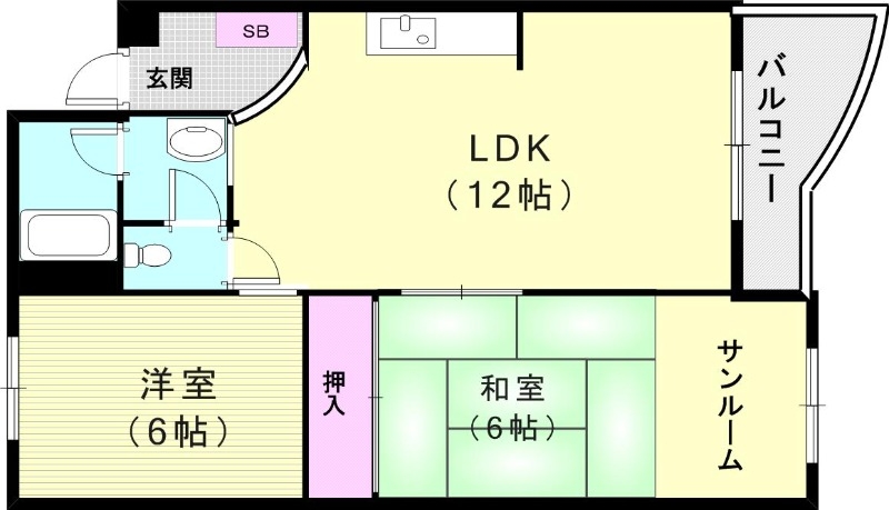 2階の間取り図