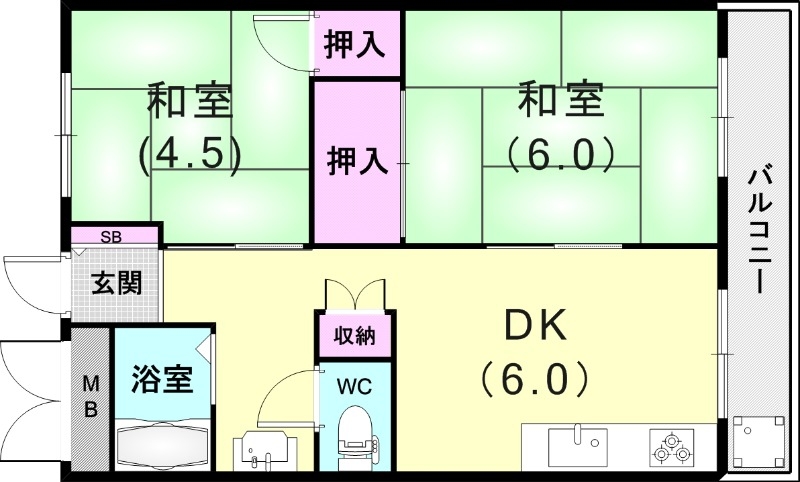 ファミリーの方にちょうど良いサイズ感ですね
