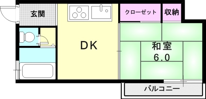 4階の間取り図